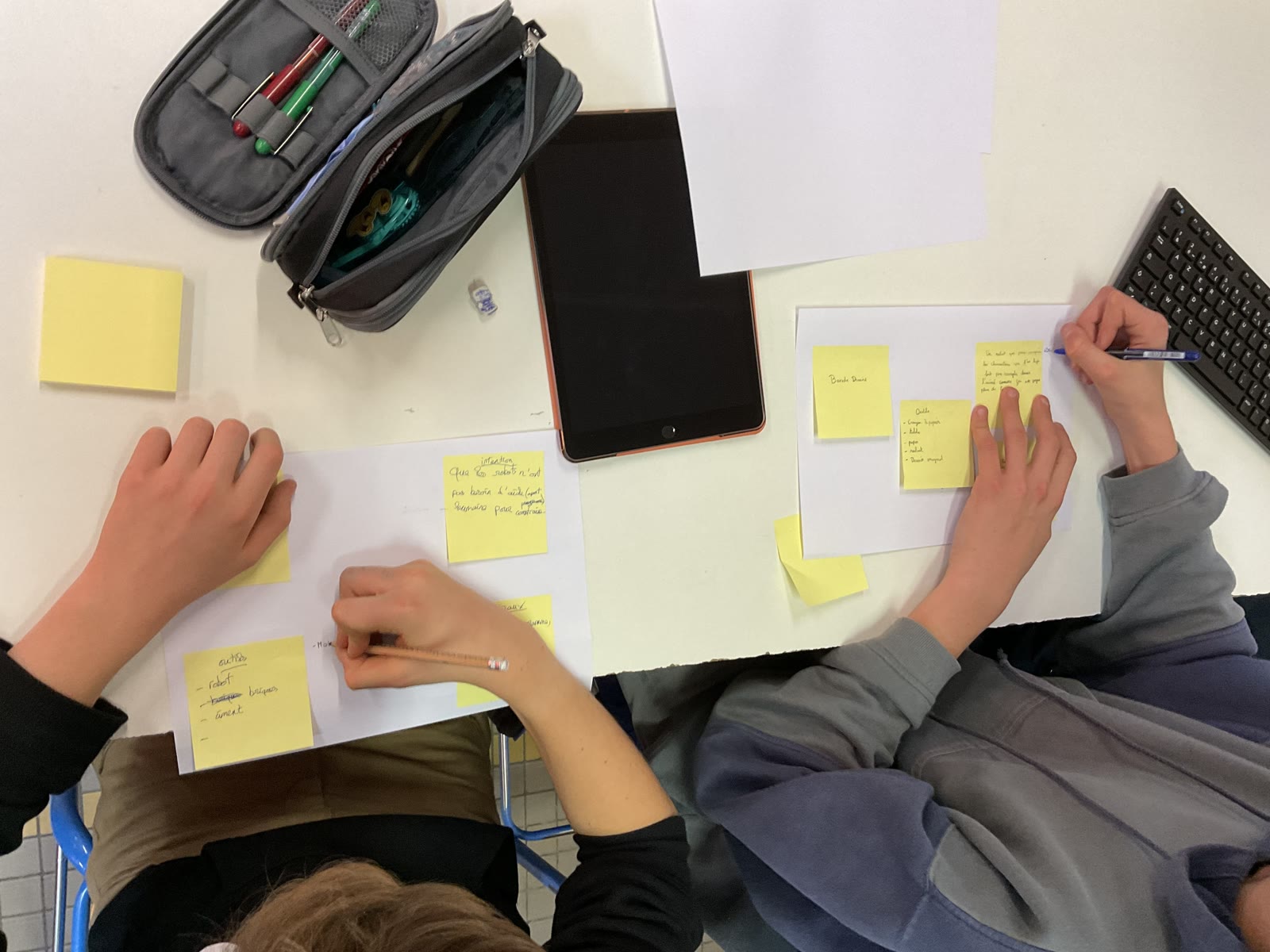 Organiser ses idées avant de construire