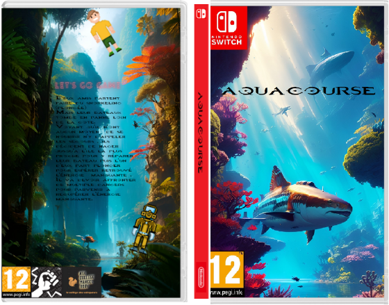 Couverture officielle du jeu 'Aquacourse'