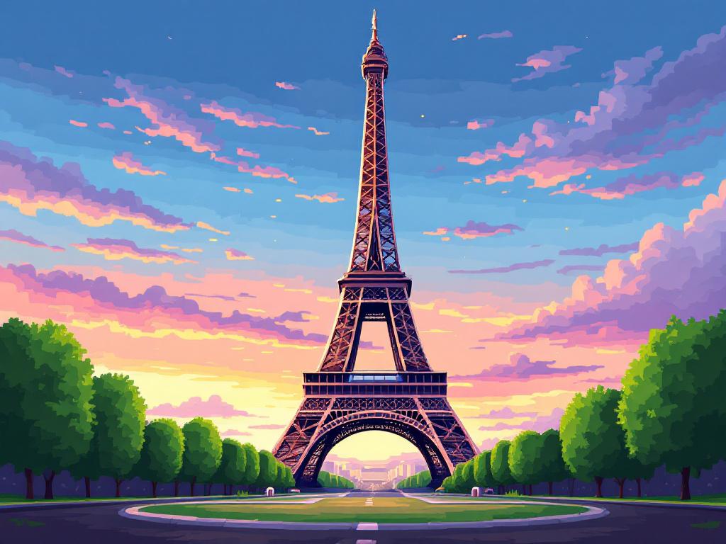 Cristal de l'Ombre : Niveau 5 – La Tour Eiffel sous la Lune (Paris)